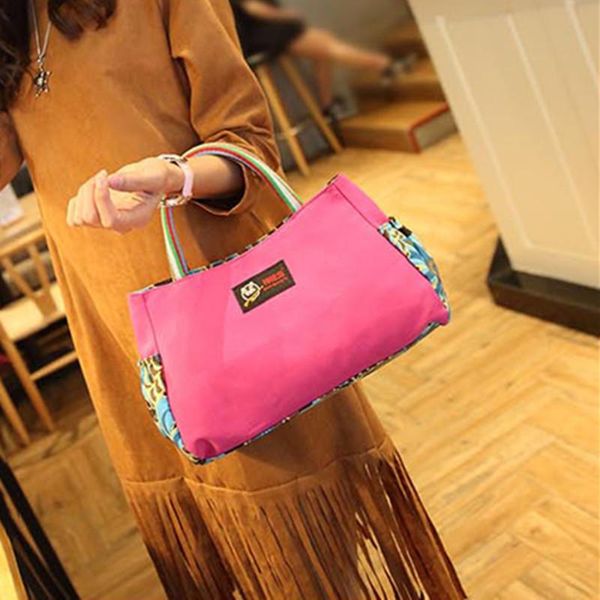 

evening bags tote for women 2021 fashion color contrast printed canvas bag women's luxury handbags designer sac a main