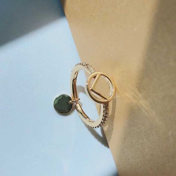 

23/24 popular fashion designer pear for women luxurys designers letter f jewelry for lovers couple ring for wedding gift d21092910z amdg, Silver