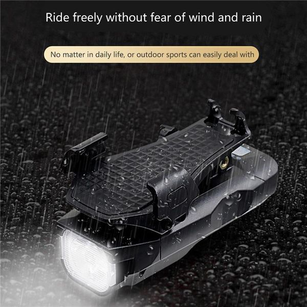 

bicycle front light with mobile phone holder, high-decibel speaker power bank function equipment multifunctional headlight traffic