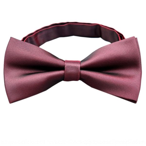 

qjou monochrome men's double-layer ties monochrome fashion bow men's double-layer solid color bow tie with flat head solid color s, Black;gray