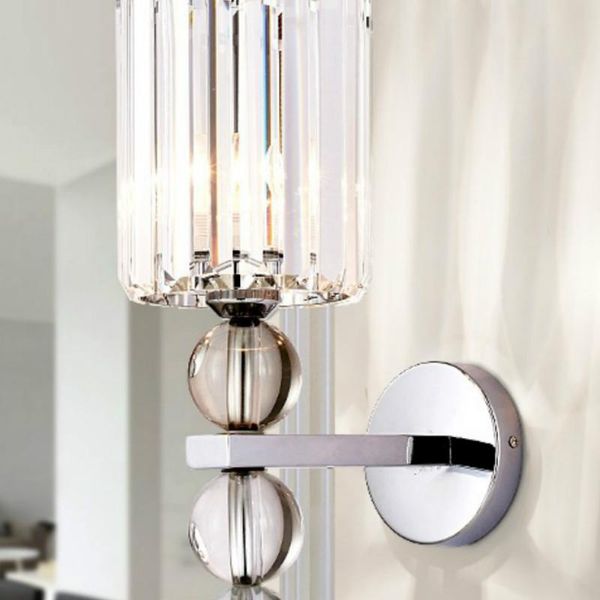 

wall lamps 2021 lamp stacked crystal ball chrome led sconce light home decoration indoor lighting fixture industrial decor