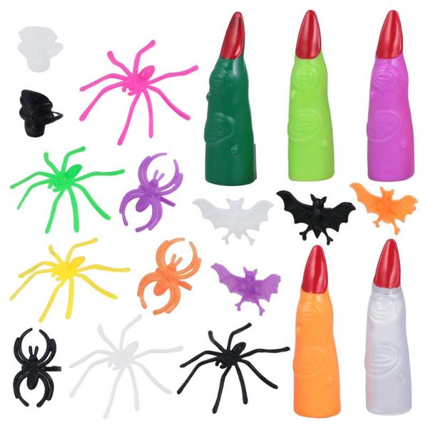 

party masks 90 pcs halloween toys gift bag fake spiders imitation assortment