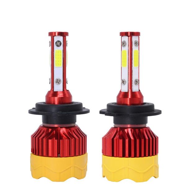 

car headlights x7 led headlight h4 four sides light