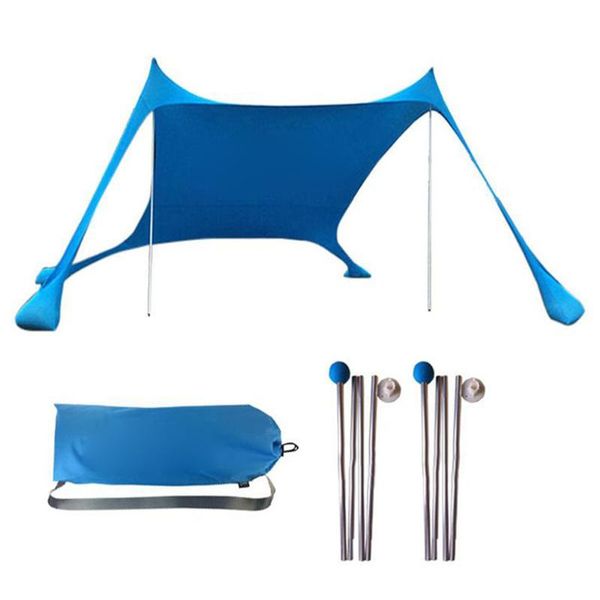 

beach tent canopy sun protection anti-uv for camping fishing sunscreen sand shelter rainproof awning tents and shelters