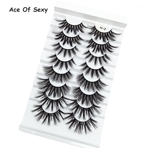 

aceofwholesale 6 pairs eyelashes 3d mink lashes handmade dramatic 22 styles cruelty mink1