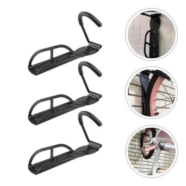 

hooks & rails 3pcs bike wall hanger hook holder storage rack