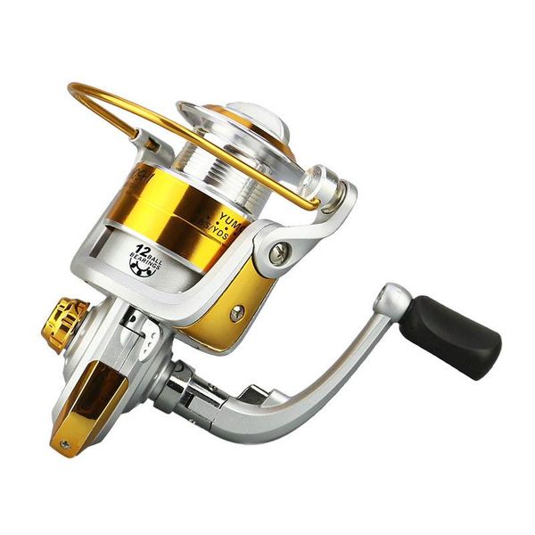

baitcasting reels spinning fishing reel 5.5:1 bearing balls 12bb1000-7000 series metal coil boat rock wheel