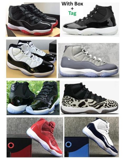 

real carbon fiber 11 men basketball shoes bred animal instinct cool grey 2021 concord 45 space jam gym red midnight navy 11s sn, Black