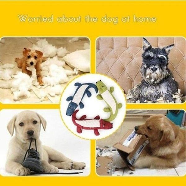 

pet dog toy linen plush animal chew squeaky noise cleaning teeth funny simulation toys for small dogs bite cat