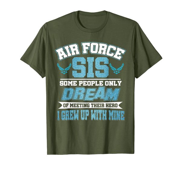 

proud air force sister t-shirt pride military sister vets, White;black