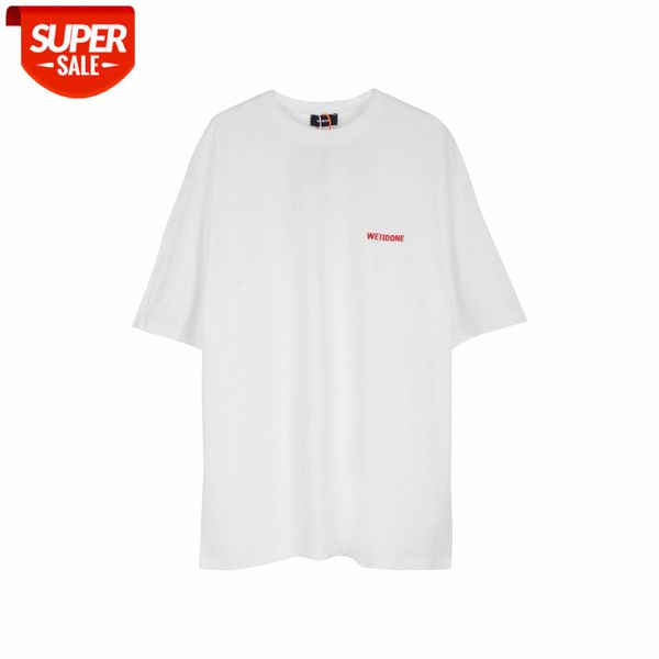 

embroidered small logo round neck pullover short sleeves #x43o, White;black