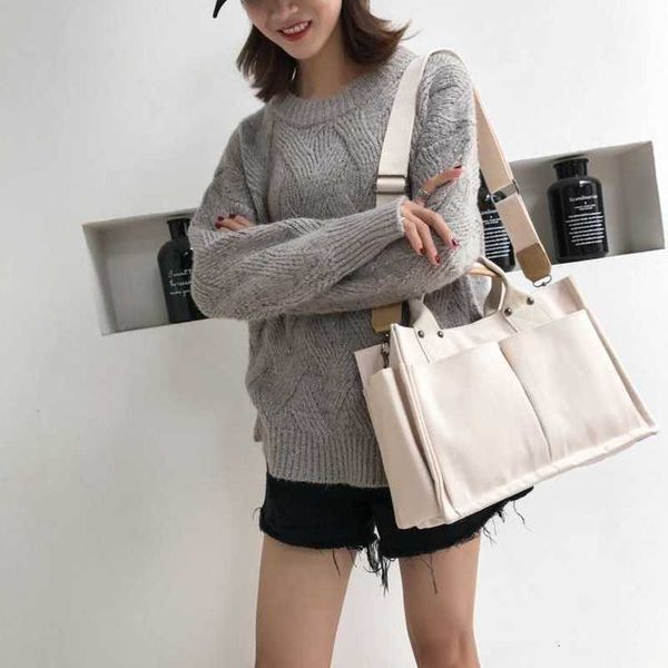 

chic canva's fashion korean versatile msenger bag in 2021