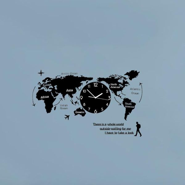 

wall clocks clock nordic modern minimalist decoration acrylic for home bedroom office promotion 4 color creative