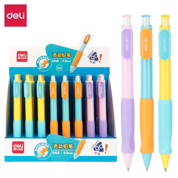 

s418 deli / s419 automatic pencil 0.5/0.7mm pupils' movable prs writing