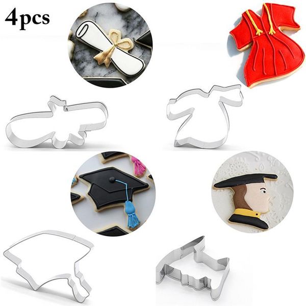 

baking & pastry tools 4pcs cookie cutter stainless steel multi-purpose biscuit mold