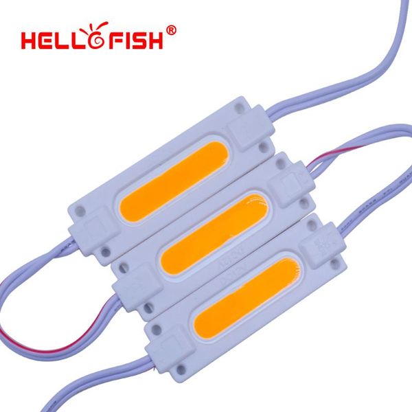 

hello fish 20pcs dc12v cob led modules 7020 advertising luminous characters, backlight ip65 waterproof