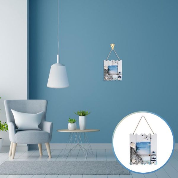 

frames wooden picture frame sculptural po holder hanging wall accessory home decor