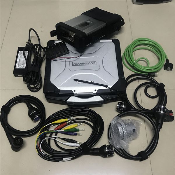 

super mb star c5 sd connect diagnose tool software with lapcf19 toughbook diagnostic pc hdd 320gb ready to use windows 11 syst308i