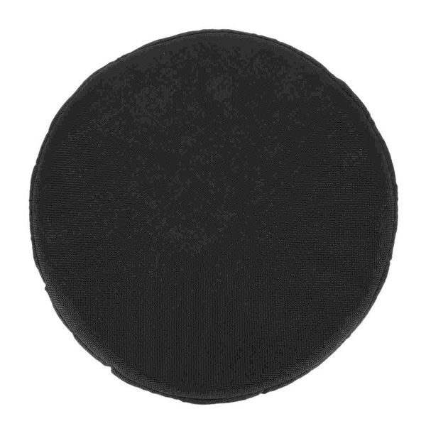 

chair covers 1pc round cloth seat cover black stretch stool home decoration