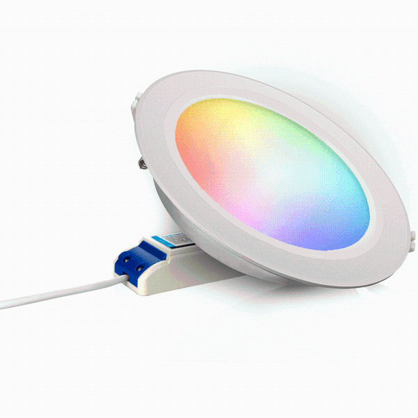 

downlights fut066 milight/miboxer 12w rgb+cct led downlight
