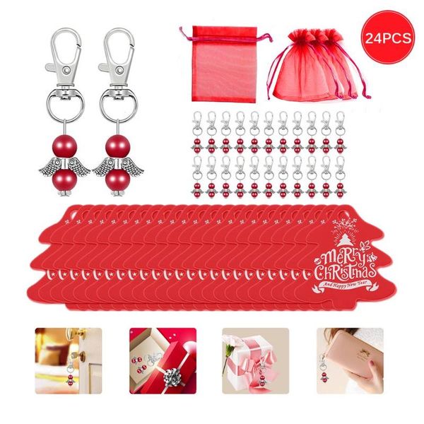 

gift wrap christmas decorations guardian angel wings keychain bag tree pendant style most occasions valentine's day