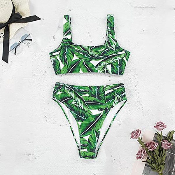 

women's swimwear bikini set women floral random print push-up swimsuit beachwear padded separate two piece brazilian bathing suit &jw, White;black