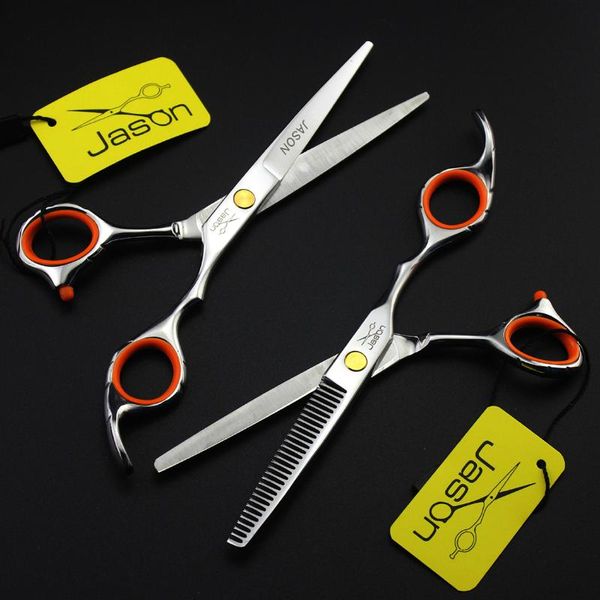 

hair scissors cutting professional 5.5" 6" jason brand japan stainless barber haircut hairdressing thinning shears 303#