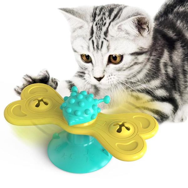 

cat toys pet supplies spinning windmill toy corner rubbing device