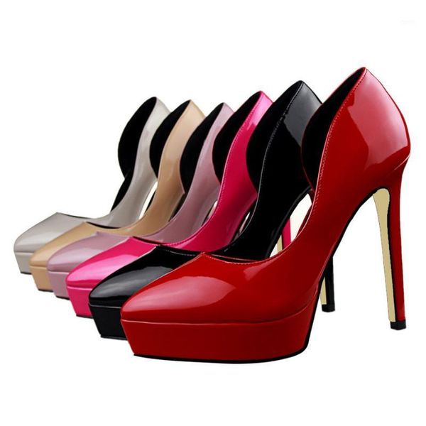 

spring women classic sallow pumps high heels mature platform shoes woman office ladies comfortable formal footwear wedges dress, Black