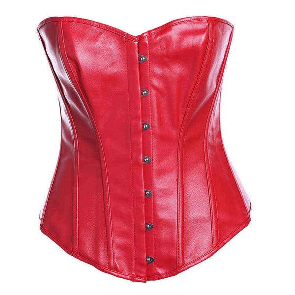 

waist tummy shaper pu leather red waist closing corset cht holding body shaping cloth