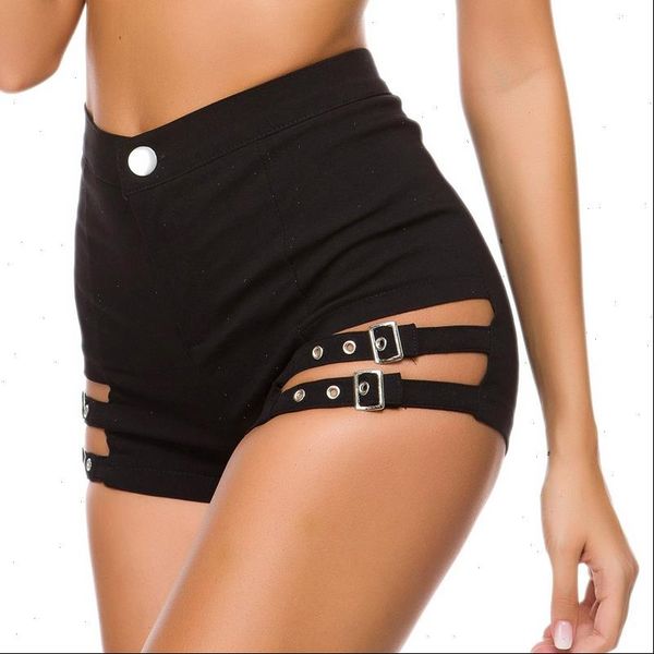 

fashion womens short mini high waist shorts women denim thong jeans summer nightclub bikini feminino, White;black