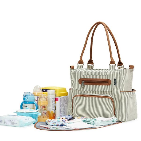 

diaper bags patpat stylish striped large capacity set