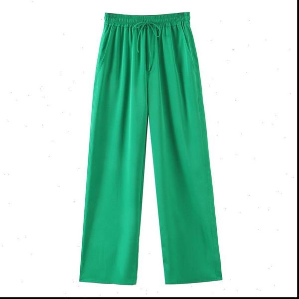 

wide leg casual high waist womens capris fashion loose long pocket trousers femme, Black;white