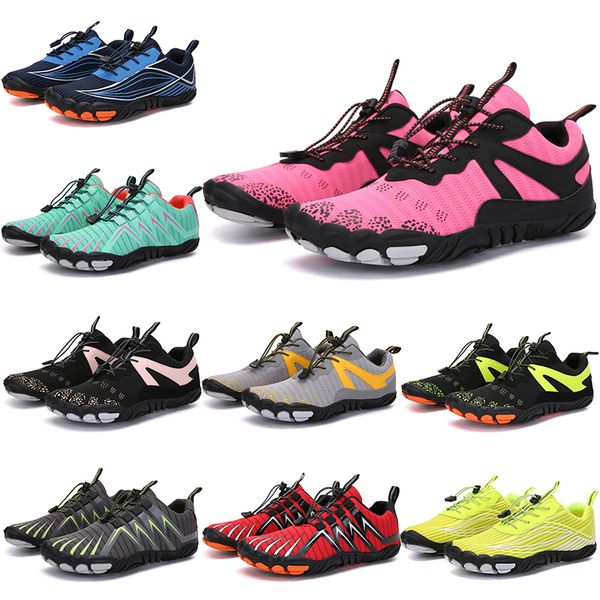 

2021 four seasons five fingers sports shoes mountaineering net extreme simple running, cycling, hiking, green pink black rock climbing 35-45