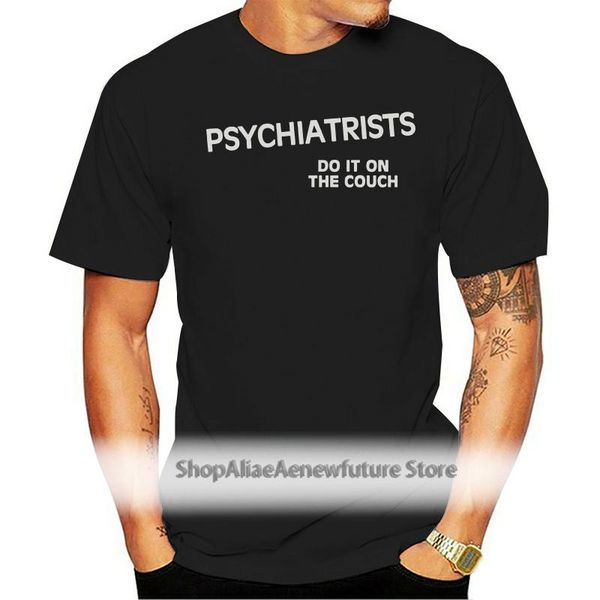 

printed men t shirt cotton short sleeve psychiatrists regular fit t-shirtwomen men's t-shirts, White;black