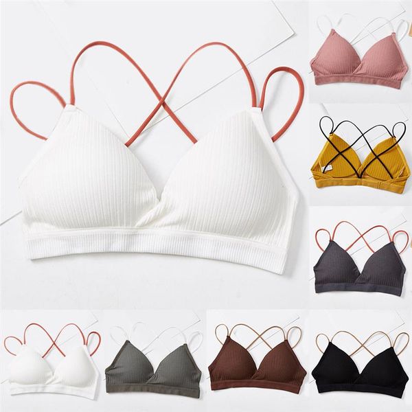 

yoga outfit sports bra for women thin section beautiful back strap bottoming vest gym push up running sport bras tube top