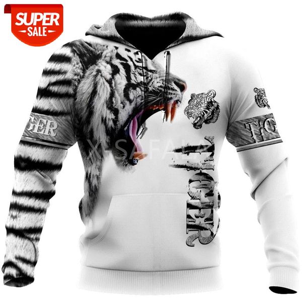 

white tiger skin 3d all print plus hoodie man women harajuku outwear zipper pullover sweatshirt casual jacket #hf24, Black
