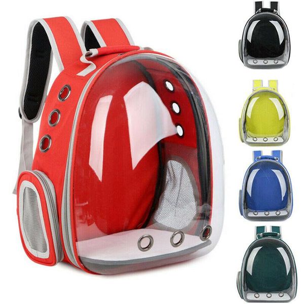 

cat carriers,crates & houses faroot pet dog astronaut backpack space breathable outdoor carrier bag solid color transparent