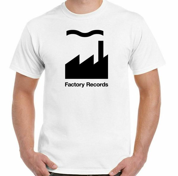 

factory reporter tshirt fac51 record label music men happy mondays omd, White;black
