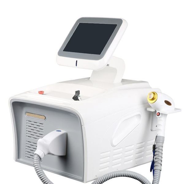 

portable diode laser hair removal machine with three wavelength 755 808 1064nm, Black
