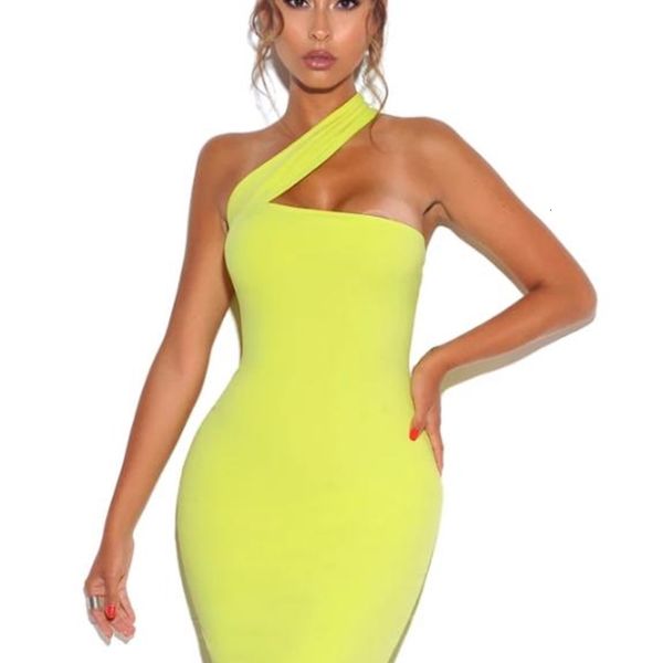 

casual dresses summer bodycon bandage women one shoulde pencil club vestidos celebrity runway party z8ow, Black;gray