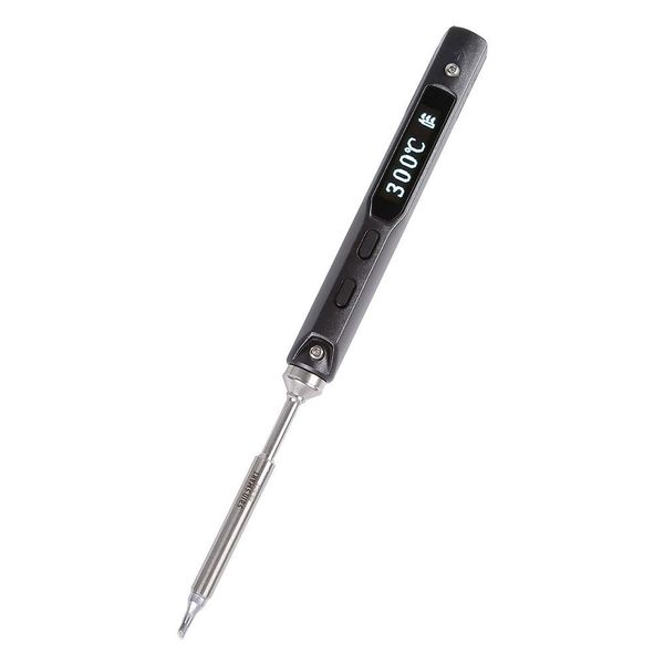

minidso mini electric soldering iron set ts100 suit 65w digital lcd display adjustable programable temperature with bc2 i b2 tip