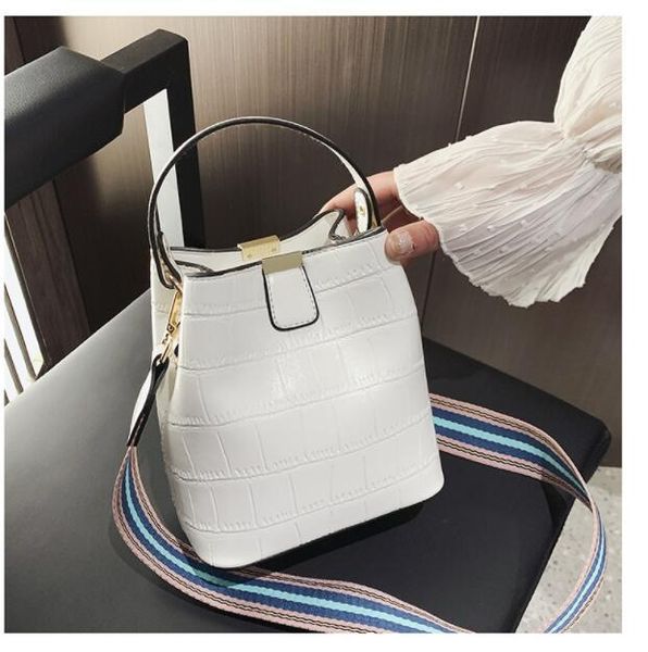 

evening bags female handbags totes stone pattern pu leather bucket for women 2021 travel crossbody bag lady shoulder messenger