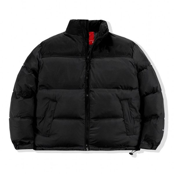 

men'swinterdownjacketmenjacketswomencoatcottonparkaovercoatcasualfashionthickwarmclothing, Black
