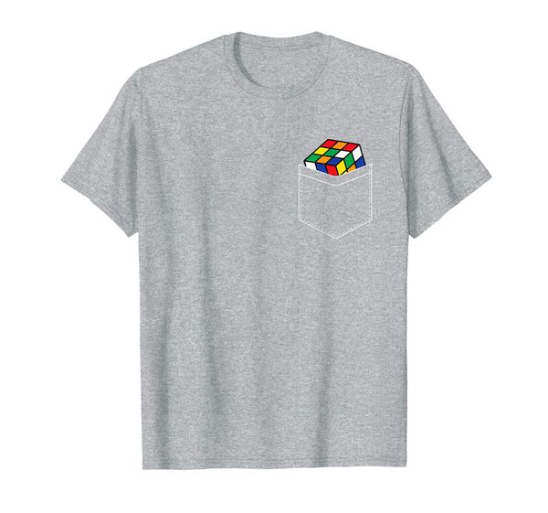 

Funny Rubik Cube Gift Pocket Speed Cubing Kids Rubic Math T-Shirt, Mainly pictures