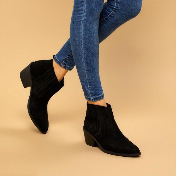 

boots flo 19k-245 black women butigo