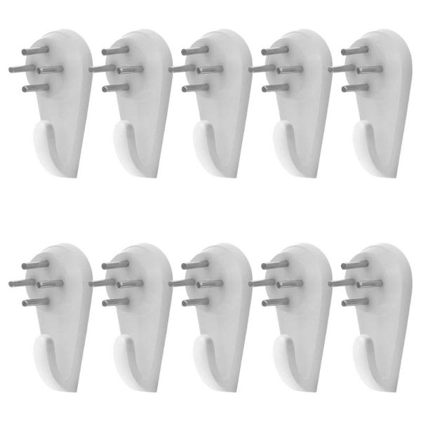 

10pcs po frame nails invisible wall hanger seamless hook hooks & rails