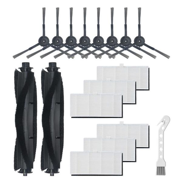 

vacuum cleaners 17pcs replaceble roll brush filter side brushes accessories set parts for s9 cleaner sweeper replace home