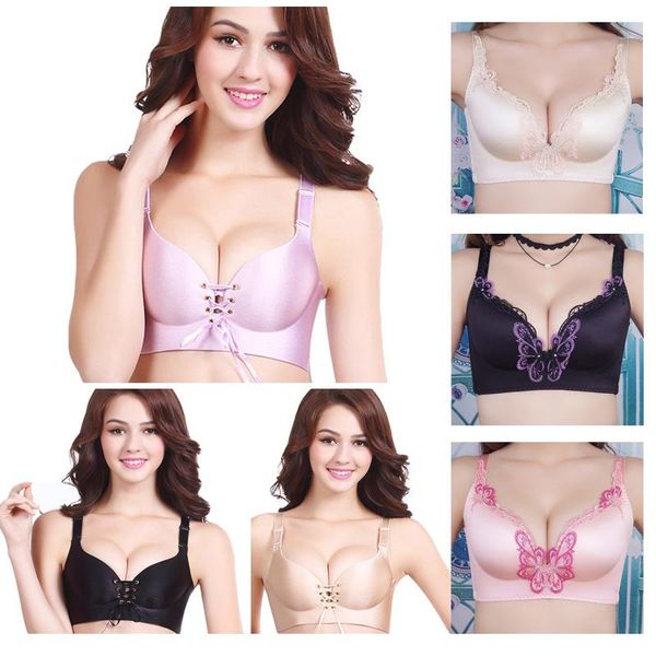 

bras fashion lace patchwork for women push up bra seamless bralette wire brassiere female underwear lingerie intimates, Red;black