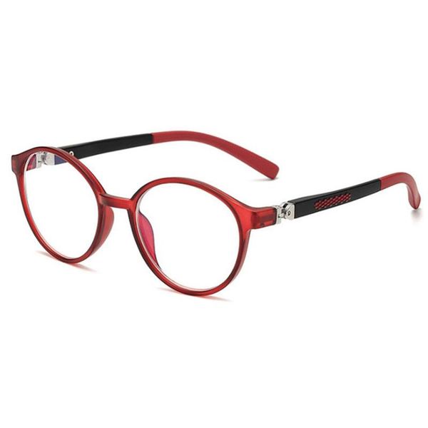 

fashion sunglasses frames for kids round shape 360 rotating temples anti blue light optical glasses protect eye student computer eyeglasses, Black